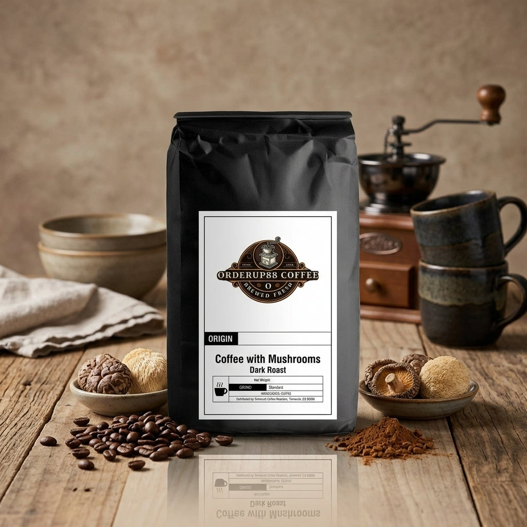 Coffee with Mushrooms Dark Roast