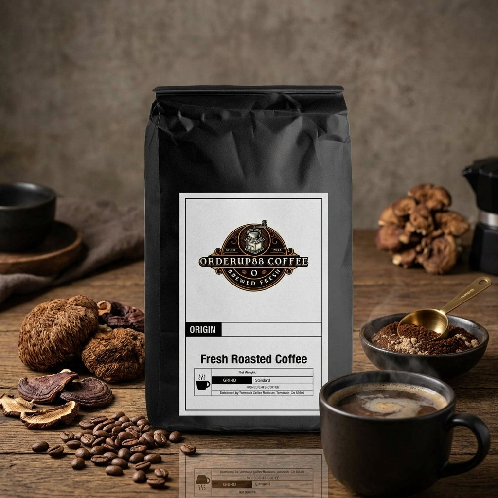 Coffee with Mushrooms Medium Roast