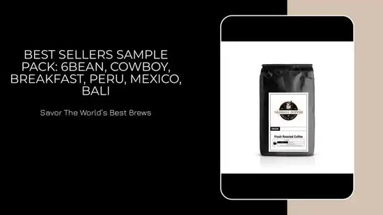 Best Sellers Sample Pack: 6Bean, Cowboy, Breakfast, Peru, Mexico, Bali by@Outfy